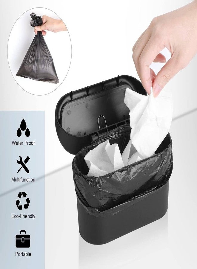 DIVHUK Car Trash Bin Portable Dustbin with Lid Mini Garbage Collector Waterproof Multi Use Trashcan Pressing Type Waste Storage and Organizer (Pack of 1) - Image 4